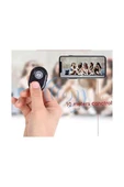 Yussraw Bluetooth Kumanda Tüm Telefonlara Uyumlu Video Selfie ve Fotoğraf Çekme Kolaylığı Siyah Renk - 4