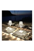 Yussraw Masaa Lambası Aydınlatma Akrilik Kristal Led Şarjlı Masa Üstü Lamba - 5