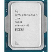 <![CDATA[INTEL ULTRA 5 225F 22MB 10çekirdekli VGA YOK 1851p 65w Kutusuz+Fansız]]> - 1