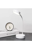 Yussraw Şarjlı Dokunmatik 20 Led Çalışma Okuma Işığı Flexible Masa Lambası Beyaz - 2