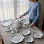 Güral Porselen Venedik 82 Parça Yemek Takımı thumbnail 6
