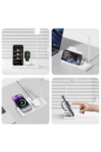 asua 4 in 1 20 Watt Wireless Masa Lambalı Kablosuz Şarj Standı - 4