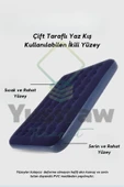 Yussraw şişme kamp yatağı Çift Kişilik Şişme Yatak Pompa Ve 2 Yastık Dahil - 7