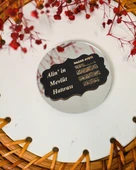 Kişiye Özel Hediyelik Magnet 20 Adet | Hac, Umre, Mevlüt, Düğün, Nişan, Sünnet İçin Dolap Magneti - 2