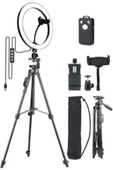 Yussraw Tripodlu Selfie Işığı Ring Light 10 Inç Led Işıklı Halka Bluetooth Kumandalı Youtuber Tiktok - 1