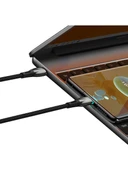 Baseus Glimmer Series 100 W Siyah 1 m Type-C to Type-C Hızlı Şarj Kablosu - 4
