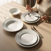 Güral Porselen Venedik 82 Parça Yemek Takımı thumbnail 2