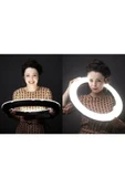 Yussraw Megalux 21 Inç 54cm Influencer Makyaj Kuaför Ring Light Kumandalı Çantalı Tripod 21 Inç Ringlight - 6
