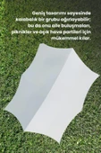 Yussraw Güneşlik Tente Plaj, Kamp Dayanıklı Oxfor Kumaş Su Geçirmez Gölgelik Çadır 600*300 Cm - 5