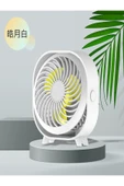 Yussraw mini fan Yeni masaüstü küçük Fan şarj edilebilir masaüstü vantilatör taşınabilir ofis ev Mini Fan - 2