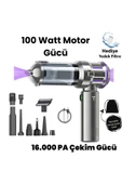 Yussraw Yeni 16000pa Güçlü Portatif Vakumlu Kablosuz Üflemeli Mini Araç Süpürgesi - 1