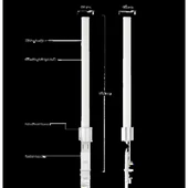 <![CDATA[UBIQUITI AIR MAX AMO-5G13 13DBI OMNI ANTEN]]> - 1