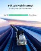 UGREEN Cat 6 UTP LAN Ethernet Kablosu 0.5 Metre, Siyah, 20158 thumbnail 5