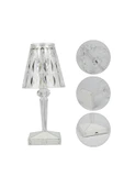 Yussraw Masaa Lambası Aydınlatma Akrilik Kristal Led Şarjlı Masa Üstü Lamba - 4