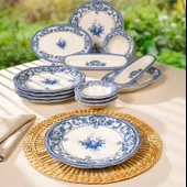 Fecra Majestic Blue 14 Parça Kahvaltı Takımı - 2