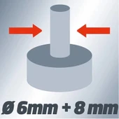 Einhell TE-RO 1255 E Dik Freze Makinesi thumbnail 5