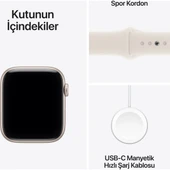 Apple Watch Se 3 Gps, 40 mm Yıldız ışığı Alüminyum kasa ve Yıldız ışığı Spor kordon - m/l thumbnail 8