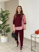 Kadın Gömlek Detay çizgili Yandan Bağlamalı Ikili Takım thumbnail 11