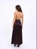 7372 ELBİSE-KAHVE thumbnail 3