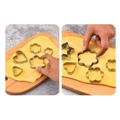 Periboia 12 Adet Paslanmaz Çelik Kurabiye Kalıbı Seti - 3