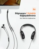 UGREEN 3.5mm 2'li Aux Kulaklık Çoklayıcı, Siyah, 20816 thumbnail 3