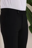 Erkek Slim Fit Likralı Bilek Boy Dilli Kumaş Pantolon thumbnail 4