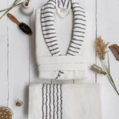 Schafer Home Scala Banyo Seti 6 Parça-Krem - 5