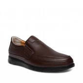 İçi Dışı Hakiki Deri Ortapedik Anotomik Taban Confort Erkek Klasik Bağcıksız Ayakkabı Tarz1096 thumbnail 1