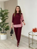 Kadın Gömlek Detay çizgili Yandan Bağlamalı Ikili Takım thumbnail 10