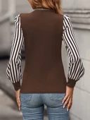 Kadın Uzun Kollu Balıkçı Yaka Bürümcük Bluz thumbnail 2