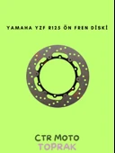 Yamaha YZF R125 Ön Fren Diski – Delikli Soğutmalı Çelik Disk thumbnail 1