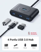 UGREEN USB 3.0 4 Portlu Hub Çoklayıcı 1 Metre, 20291 thumbnail 4