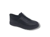 Modesa 2566 Erkek Siyah Hakiki Deri Çorap Model Kauçuk Taban Ayakkabı thumbnail 4