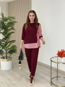 Kadın Gömlek Detay çizgili Yandan Bağlamalı Ikili Takım thumbnail 6