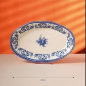 Fecra Majestic Blue 2'li Kayık Tabak - 3