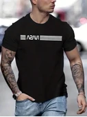 Erkek Kısa Kollu Nasa Baskı Basic Erkek T-shirt thumbnail 3