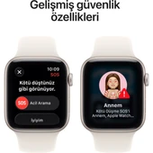 Apple Watch Se 3 Gps, 40 mm Yıldız ışığı Alüminyum kasa ve Yıldız ışığı Spor kordon - m/l thumbnail 7