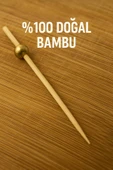50’li Altın Top Başlıklı 12 cm Bambu Kürdan Seti – Kokteyl, Tatlı ve Davet Sunumları İçin Şık Seçim - 5
