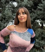 Kadın Uzun Kollu Tek Omuzu Askı Toka Detaylı Kısa Dalgıç Elbise thumbnail 5