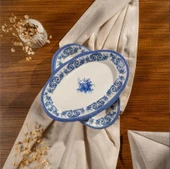Fecra Majestic Blue 2'li Kayık Tabak - 2