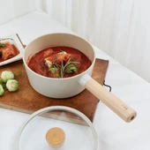 0128 D-NEOF218 FIKA ALUMINYUM CAM KAPAKLI DOKUM SOS TENCERE 18CM thumbnail 3