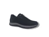 Modesa 285 Erkek Siyah Crazy Deri Lastik Bağcıklı Poli Taban ( Hafif ) Ayakkabı thumbnail 2