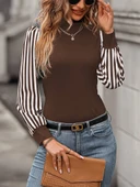 Kadın Uzun Kollu Balıkçı Yaka Bürümcük Bluz thumbnail 1