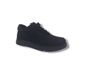 Modesa 284 Erkek Siyah Crazy Deri Lastik Bağcıklı Kauçuk Taban Ayakkabı thumbnail 2