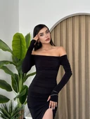 Vasco Madonna Drapeli Elbise thumbnail 1