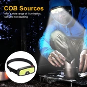 MİGHTY ŞARJLI COB LED 800 LÜMEN KAFA LAMBASI AVCI IŞILDAK BALIKÇI KAMP LAMBASI - 5