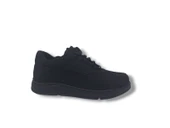 Modesa 284 Erkek Siyah Crazy Deri Lastik Bağcıklı Kauçuk Taban Ayakkabı thumbnail 5