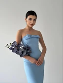 ÖNÜ KURDALELİ KAELM ELBİSE thumbnail 3