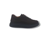 Modesa 265 Erkek Koyu Kahve Crazy Deri Lastik Bağcıklı Poli Taban ( Hafif ) Ayakkabı thumbnail 1