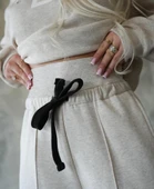 Kadın Uzun Kollu Nope Baskılı Beli Ribanalı Ikili Takım thumbnail 5